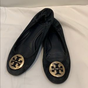 TORY  BURCH SUEDE FLATS